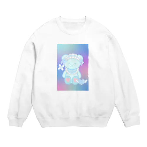 サブカルくまちゃん Crew Neck Sweatshirt