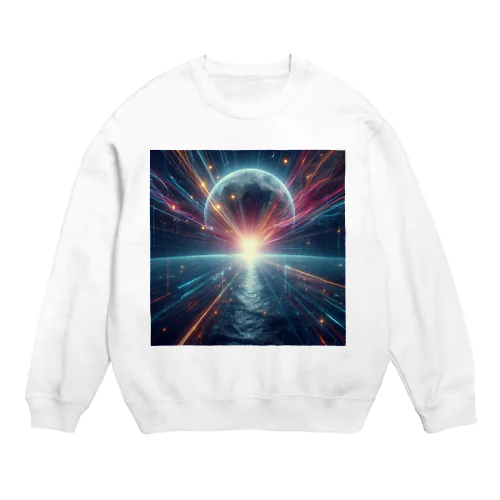 宇宙の美しい未来を切り開く月の輝き✨ Crew Neck Sweatshirt