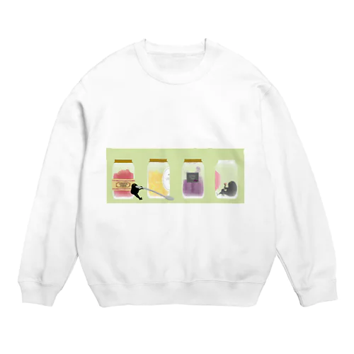 ジャムもじゃ Crew Neck Sweatshirt