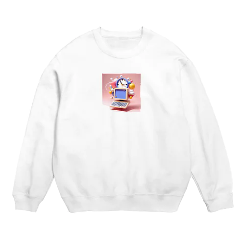 時計ちゃん Crew Neck Sweatshirt