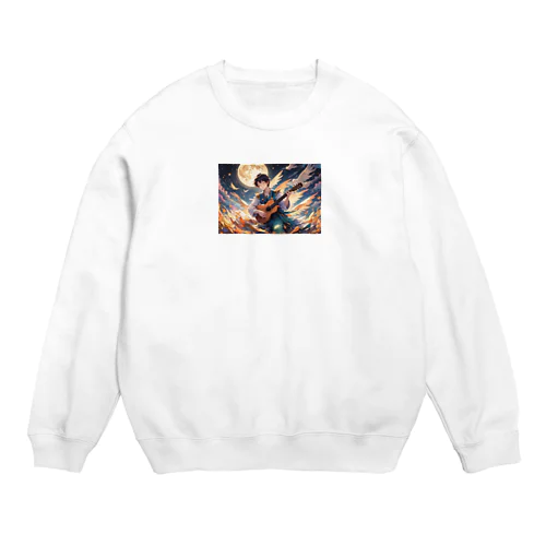 アコギと少年 Crew Neck Sweatshirt