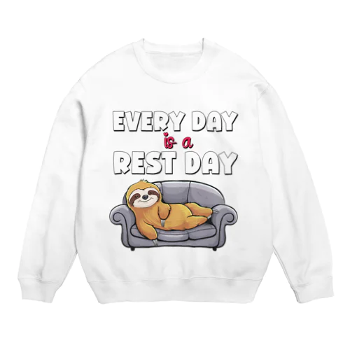 怠け者は毎日お休み Crew Neck Sweatshirt