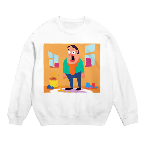 直感的な男 Crew Neck Sweatshirt