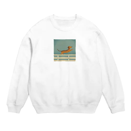 柵越えダックス Crew Neck Sweatshirt