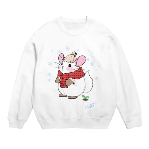 チンチラwinter Crew Neck Sweatshirt