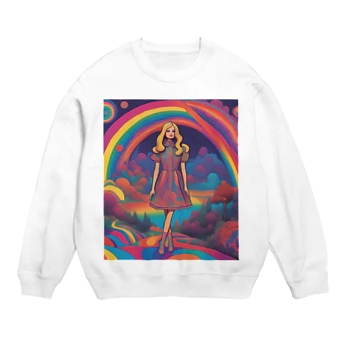 psych girl Crew Neck Sweatshirt