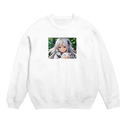 だっこされる神様 Crew Neck Sweatshirt