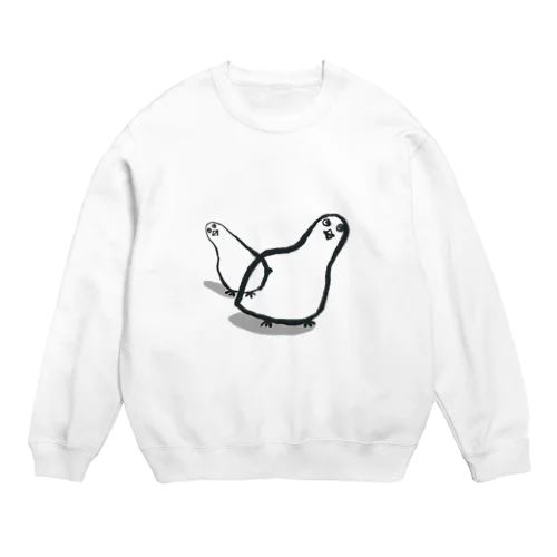 踊り尽くすぜ！鳥 Crew Neck Sweatshirt