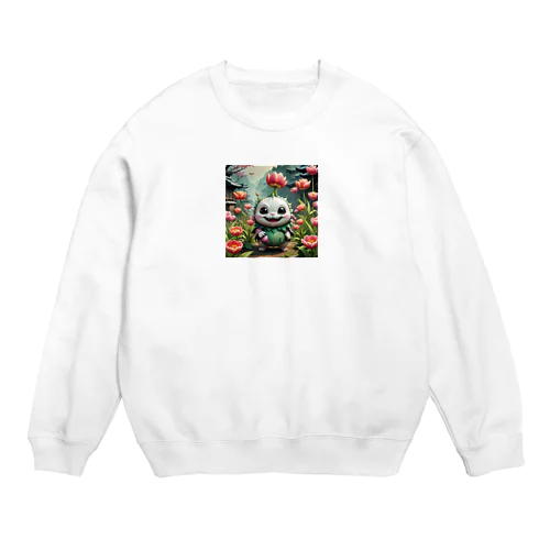 チューリップ妖怪　ファミラ Crew Neck Sweatshirt