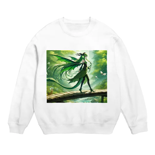 In the Forest　「森の中で」 Crew Neck Sweatshirt