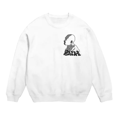 正岡子規　ローマ字　デザイン小 Crew Neck Sweatshirt