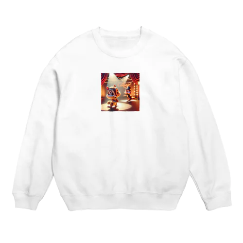 仲良しRISU Crew Neck Sweatshirt