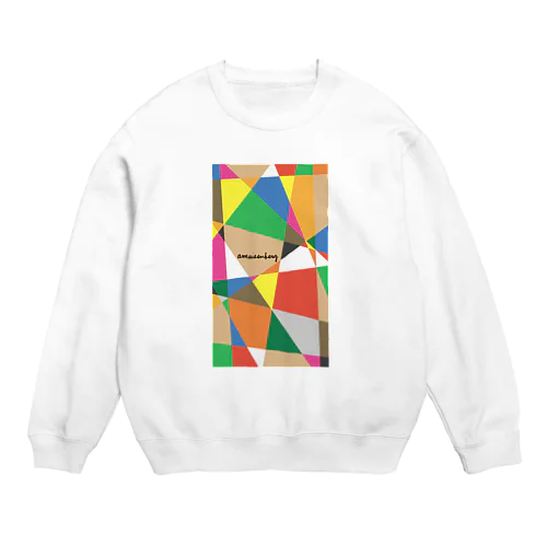 カラフル スリム Crew Neck Sweatshirt