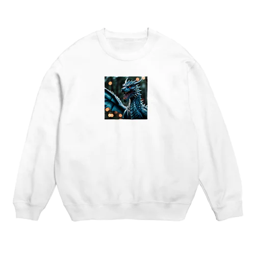 東方守護★目覚める青龍 Crew Neck Sweatshirt