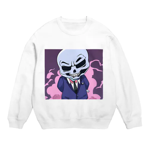 ボス　髑髏 Crew Neck Sweatshirt