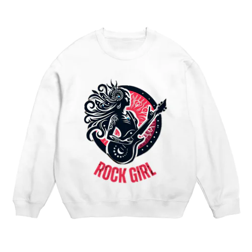 ROCK GIRL Crew Neck Sweatshirt