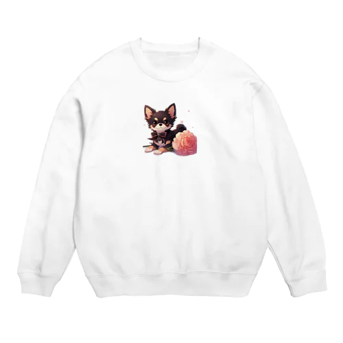 チワワ君 母の日 Crew Neck Sweatshirt