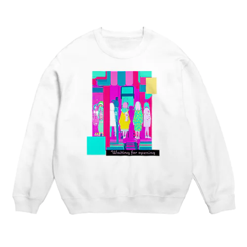 Waiting for opening Crew Neck Sweatshirt