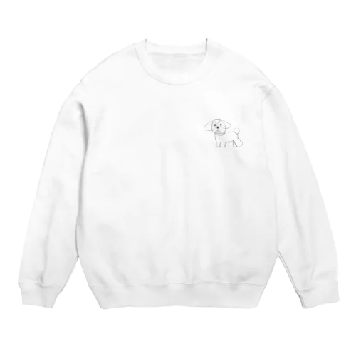 シーズー犬（ひかえめver.） Crew Neck Sweatshirt