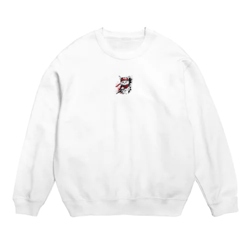 刺客 壱の猫 Crew Neck Sweatshirt