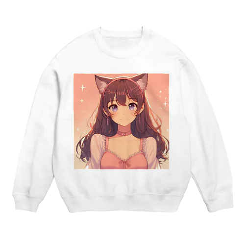 ねこニコばん Crew Neck Sweatshirt