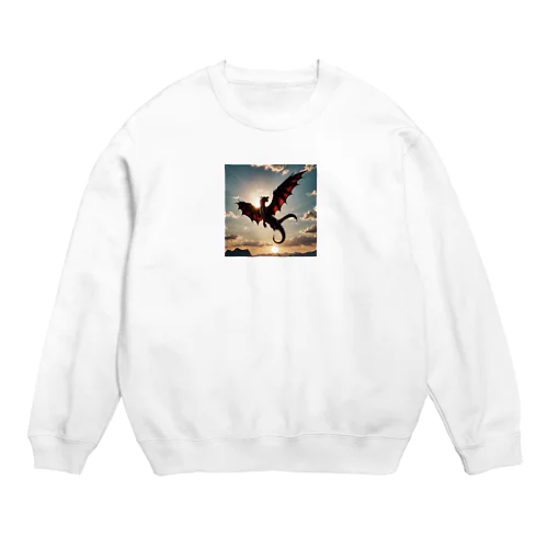 太陽のドラゴン Crew Neck Sweatshirt