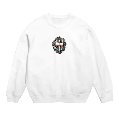 PP9十字架 Crew Neck Sweatshirt