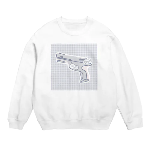 ばんばんばん♪ゆめかわミニ銃 Crew Neck Sweatshirt