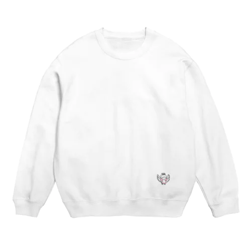 恋愛ピンクエンジェル Crew Neck Sweatshirt