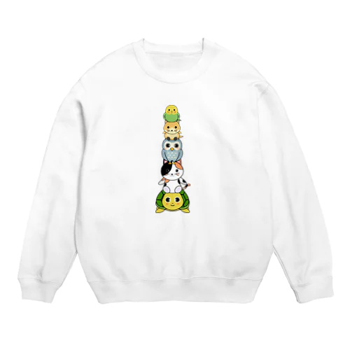 アニマルタワ〜 Crew Neck Sweatshirt