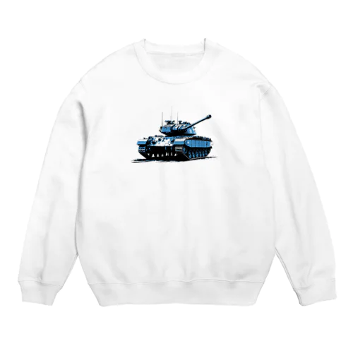 戦車イラスト01 Crew Neck Sweatshirt