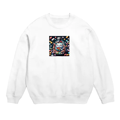 サプリメント妖怪　ラルミン Crew Neck Sweatshirt