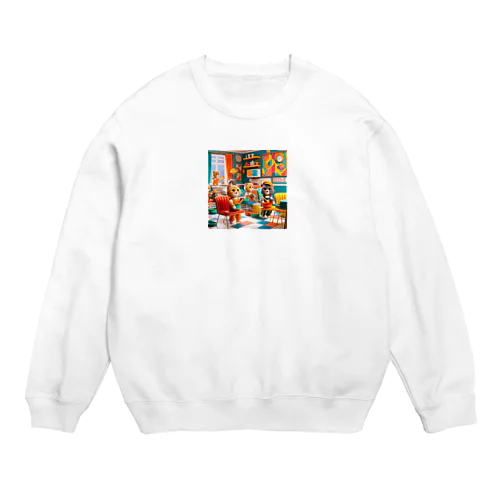 子猫のお店開発 Crew Neck Sweatshirt