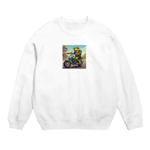 カエルライダー4兄弟　長男　マッテオ Crew Neck Sweatshirt