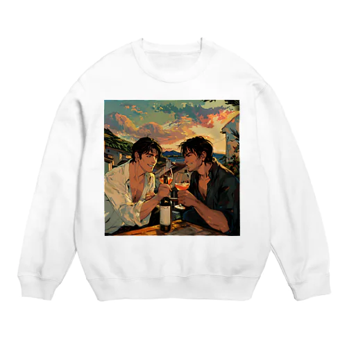 コルシカ島・ワインで乾杯　Tomoe bb 2712 Crew Neck Sweatshirt