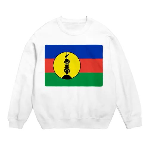 ニューカレドニアの国旗 Crew Neck Sweatshirt