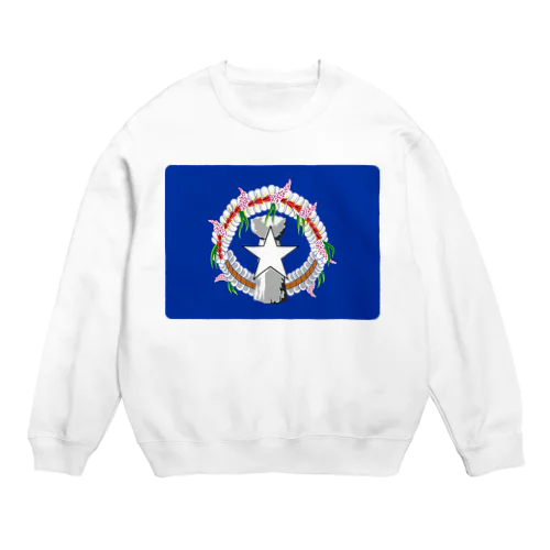 北マリアナ諸島の旗 Crew Neck Sweatshirt