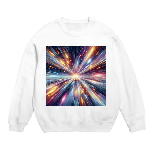 超光速スターダスト量子ワープ🛸スターシード覚醒コード Crew Neck Sweatshirt