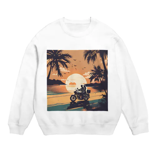 サンセット・ライド Crew Neck Sweatshirt