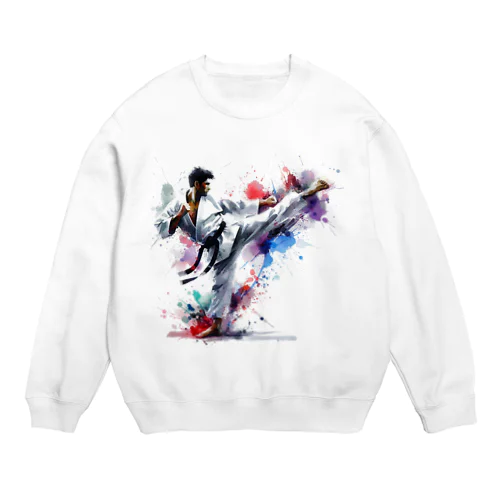 空手道着スタイル Crew Neck Sweatshirt