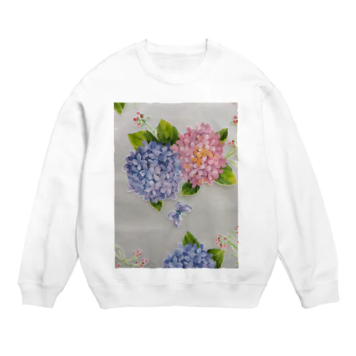 紫陽花 Crew Neck Sweatshirt