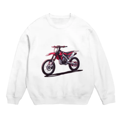 オフロードバイク デザイン モトクロス  Crew Neck Sweatshirt