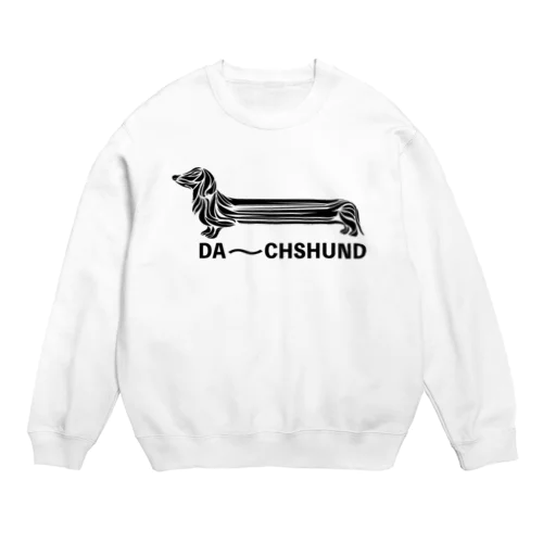 ダーーーークスフンド Crew Neck Sweatshirt