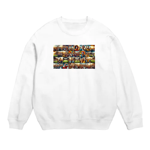 サッカーファン Crew Neck Sweatshirt