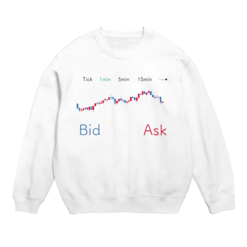 Bid or Ask Crew Neck Sweatshirt