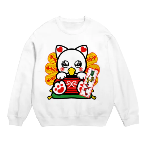 浅草にゃんにゃんベイビー２ Crew Neck Sweatshirt