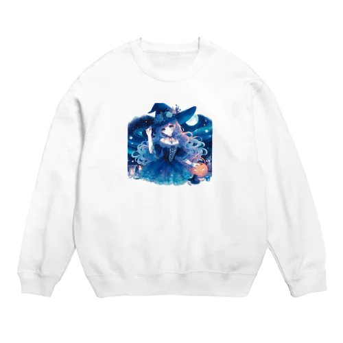 青い魔女 Crew Neck Sweatshirt