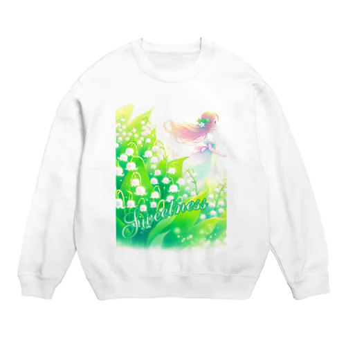 すずらんと妖精 Crew Neck Sweatshirt