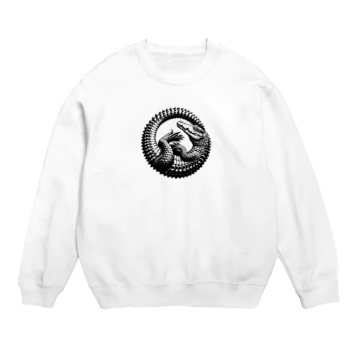 輪になったワニ Crew Neck Sweatshirt