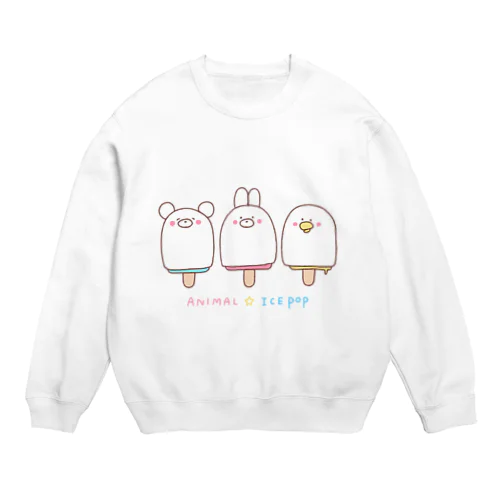 ANIMAL☆ICE POP Crew Neck Sweatshirt